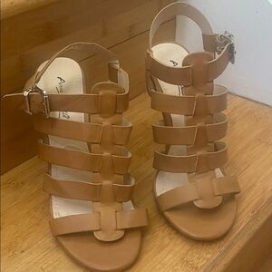 Tan Strappy Sandals